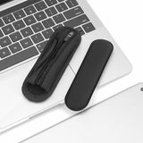 Geekria Short Replacement Medium Hook and Loop Headband Cover + Cooling-Gel Pad Set, Compatible with Skullcandy, Bose, JBL, Sony Headphones Accessory, Easy DIY Installation (Black)