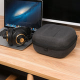 Geekria Shield Case Compatible with AKG K340, K240, K242, K271, K272, K142 Headphones, Replacement Protective Hard Shell Travel Carrying Bag with Cable Storage (Dark Grey)