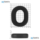 Geekria Sport Cooling-Gel Replacement Ear Pads Compatible with Razer BlackShark V3 Wireless/V3X (Not Compatible with V3 Pro) Headphones Ear Cushions, Repair Parts (Black)