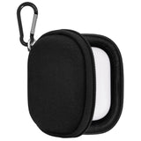 Geekria Shield Earbud Case Compatible with Apple Airpods pro, Technics EAH-AZ100, Beats Studio Buds, Replacement Hard Shell Travel Carrying Bag with Carabiner Clip (Black)