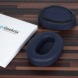 Geekria QuickFit Replacement Ear Pads Compatible with Sony WH-XB900N/ WH-CH710N/ WH-CH720N/ WH-RF400/ MDR-RF895RK Headphones, Ear Cushions (Blue)