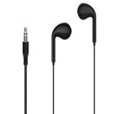 Geekria Headphones Compatible with Roku Remote, 3.5mm Wired In-Ear Headphone Compatible with Roku Voice Remote Pro, Ultra Remote, Hear Your Favorite Movies and TV Shows (Black / 2.6 FT)