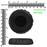 Geekria QuickFit Replacement Ear Pads for SONY MDR-XB400 Headphones Ear Cushions, Headset Earpads, Ear Cups Cover Repair Parts (Black)