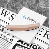 Geekria Protein Leather Headband Pad Compatible with Edifier W820NB Plus, W820NB, Headphones Replacement Band, Headset Head Top Cushion Cover Repair Part (Khaki)