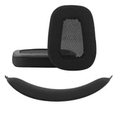 Geekria Mesh Fabric Replacement Ear Pads + Headband Compatible with Logitech G633, G635, G933, G935 Headphones Replacement Headband Pad + Ear Cushions / Cushion Pad Repair Parts (Black)