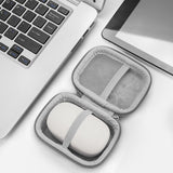 Geekria Shield Earbuds Case Compatible with Soundcore by Anker P41i, P40i, P30i, Liberty 5, 4 Pro True Wireless Earbuds, Replacement Hard Shell Travel Carrying Bag (Dark Grey)