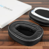 Geekria QuickFit Replacement Ear Pads for Skullcandy Crusher Wired Headphones Ear Cushions, Repair Parts (Black)