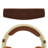 Geekria Velour Headband Pad Compatible with Sennheiser HD598, HD598SE, HD598CS, HD595, HD569, HD559, HD558, HD555, HD518, HD515, Game ONE, PC360, PC373D Headphones (Brown)