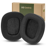 Geekria Comfort Extra Thick Replacement Ear Pads Compatible with Logitech G935, G933, G635, G633, G533 Gaming Headphones, Earpad Cushions (Black)