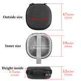 Geekria Shield Earbuds Case Compatible with Beats Powerbeats Pro 2 True Wireless Earbuds, Replacement Protective Hard Shell Travel Carrying Bag with Cable Storage, Waterproof Portable (Grey)