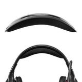 Geekria Protein Leather Headband Pad Compatible with Logitech G930, G430, F450, Headphones Replacement Band, Headset Head Cushion Cover Repair Part (Black)