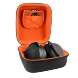 Geekria Shield Headphones Case Compatible with Sennheiser HD820, HD800S, HD800, HD700, HD660S2, HD660S, HD650 Case, Replacement Hard Shell Travel Carrying Bag with Cable Storage (Black)