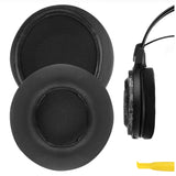 Geekria QuickFit Replacement Ear Pads for ATH-Ad400, Ad700, Ad900x, A500, A500x, Ad500X, A700, A900x, A950lp Headphones Ear Cushions, Headset Earpads, Ear Cups Cover Repair Parts (Black)