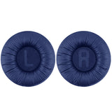 Geekria QuickFit Leatherette Replacement Ear Pads Compatible with JBL JR 300/ 300BT, T450BT, T500BT, Tune 500/ 500BT/ 510BT/ 520 Headphones, Ear Cushions with Video Guide (Blue)