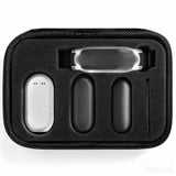 Geekria Hard Carrying Travel Case Compatible with Plaud NotePin & NotePin S Digital Recorder, Includes Silicone Protective Case and Travel Storage Box with Cable Storage (Grey)