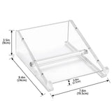 Geekria Audio Sampler Acrylic Desktop Stand, Compatible with Akai Professional MPC Sample Portable Groovebox, Ergonomic Tilt Angle Design for Portable Sampler