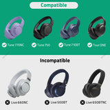 Geekria Shield Headphones Case Compatible with JBL TUNE 750/710BT, Tour ONE M3, EVEREST 750NC, Replacement Hard Shell Travel Carrying Bag with Cable Storage (Dark Grey)