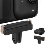 Geekria Magnetic Adapter Mount Compatible with Insta360 GO Ultra Action Camera, Quick Release Adapter Accessories Suitable for Tripod, Selfie, Vlogging (Black)