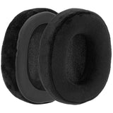 Geekria Comfort Velour Replacement Ear Pads for SONY MDR-7506/ V6/ V7, WH-CH700N/ 710N/ 720N, HyperX Cloud Alpha/ Alpha S/ II/ Flight/ Stinger/ Mix Headphones (Black)