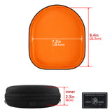 Geekria Shield Headphones Case Compatible with Parrot Zik 2.0, Zik 3, Zik Case, Replacement Hard Shell Travel Carrying Bag with Cable Storage (Black)