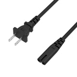 Geekria IEC320 C7 to NEMA 1-15P Replacement Power Cord, 2 Prong AC Power Cable Compatible with Sony PS5, PS4, PS3, PS2 Slim, Microsoft Xbox One X/Series S/One S Console (2Pack/10ft)