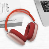 Geekria Silicone Earpad Covers Compatible With AirPods Max, Earpad Protector / Earphone Covers / Earpad Cushion / Ear Pad Covers / Headphone Covers, Easy Installation No Tool Needed (Red)