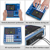 Geekria Music Production Center Acrylic Protective Case / Dust Cover, Compatible with Akai Professional MPC One G2, Magnetic Opening and Closing Design (Transparent)