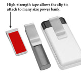 Geekria Power Bank Cable Clip Compatible with Meta Quest Series, VR Headset Cable Management and Charging Solution, Tangle-Free Portable Holder