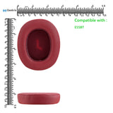 Geekria Replacement Ear Pads for JBL E55BT Headphones Ear Cushions (Red)