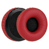 Geekria QuickFit Replacement Ear Pads Compatible with Sennheiser HD 25/ 25SP/ 25Lite/ 25Plus/ 25Limited 75th Anniversary Edition Headphones, Ear Cushions with Video Guide (Red)