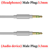 Geekria Audio Cable Compatible with Sony ULT WEAR, WH-1000XM5/1000XM4, WH-XB920N/910N, WH-CH700N, INZONE H5 Headphones, 1/8" (3.5mm) to 3.5mm Replacement Stereo Cord (4ft/1.2m)
