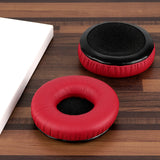 Geekria QuickFit Replacement Ear Pads Compatible with Sennheiser HD 25/ 25SP/ 25Lite/ 25Plus/ 25Limited 75th Anniversary Edition Headphones, Ear Cushions with Video Guide (Red)