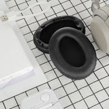 Geekria QuickFit Replacement Ear Pads for Sony WH-1000XM3 Headphones Ear Cushions, Headset Earpads, Ear Cups Cover Repair Parts (Black)