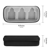 Geekria for Creators Microphone Case Wireless GO Gen 3 with 2 Packs Windscreen Muff, Compatible with Rode Wireless GO 2, PRO, ME, Mic Case Hard Carrying Case with Windshield (Grey Lining)