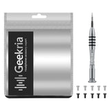 Geekria Screws & Tool Kit Compatible with Beats Studio 3.0, 2.0 - Headband Fix Parts (Screws 10 Pcs, Screwdriver 1 Pcs)