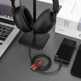 Geekria Audio Cable Compatible with Sony WH-ULT900N WH-1000XM5 WH-1000XM4 WH-XB920N WH-XB910N WH-CH720N INZONE H5 Headphones Cable, 1/8" (3.5mm) to 3.5mm Replacement Stereo Cord (4 ft/1.2 m)