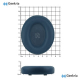 Geekria QuickFit Replacement Ear Pads for BOSE QuietComfort Ultra/ UltraII (2nd Gen) Headphones, Ear Cushions (Blue)