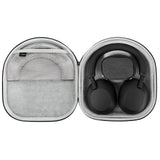 Geekria Shield Headphones Case Compatible with Sony WH-1000XM5/WH-1000XM4/CH710/CH520, Replacement Hard Shell Travel Carrying Bag with Cable Storage (Dark Grey)
