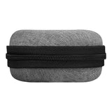 Geekria Shield Headphones Case Compatible with Soundcore Sleep A10 Wireless Bluetooth Earbuds Case, Replacement Hard Shell Travel Carrying Bag with Cable Storage (Grey)
