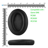 Geekria QuickFit Replacement Ear Pads for Sennheiser GAME ONE, GAME ZERO, PC360, PC363D, PC373D Headphones Ear Cushions, Headset Earpads, Ear Cups Cover Repair Parts (Black)