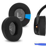Geekria Sport Cooling-Gel Ear Pads for Skullcandy Crusher ANC 2 Headphones Ear Cushions, Headset Earpads, Ear Cups Cover Repair Parts (Black)