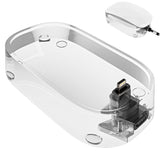 Geekria Mouse Charging Station, Acrylic Charging Stand, Compatible with Apple Magic Mouse (Lightning), Magic Mouse Accessory (Transparent)