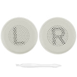 Geekria QuickFit Replacement Ear Pads Compatible with JLab Go Lux ANC Wireless Headphones, Ear Cushions, Repair Parts (Cloud White)