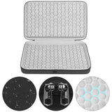 Geekria Audio Interface Carrying Case, Compatible with Akai Professional MPK Mini IV, EVA Hard Shell Portable Travel Bag (Dark Gray)