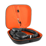 Geekria Shield Headphones Case Compatible with Audio-Technica ATH-MSR7NC, ATH-MSR7GM, ATH-MSR7BK, ATH-MSR7 Case, Replacement Hard Shell Travel Carrying Bag with Cable Storage (Black)