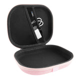 Geekria NOVA Shield Headphones Case Compatible with AKG Y50BT, Y50BTBLK, Y400 Wireless, Y45BT Wireless, N60NC, Y500 Case, Replacement Hard Shell Travel Carrying Bag with Cable Storage (Pink)