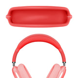 Geekria Silicone Headband Cover Compatible with AirPods Max Headphones, Head Cushion Pad Protector, Replacement Repair Part, Sweat Cover, Easy DIY Installation (Red)