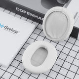 Geekria QuickFit Replacement Ear Pads for Sony WH-CH700N/ CH710N/ CH720N Headphones Ear Cushions, Repair Parts (White)