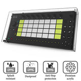 Geekria Audio Sampler Acrylic Protective Case / Dust cover, Compatible with Ableton Move, Magnetic Opening and Closing Design (transparent)