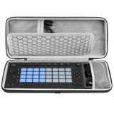 Geekria Hard Shell Travel Carrying Case, EVA Protective Bag Compatible with Ableton Move (Dark Gray)